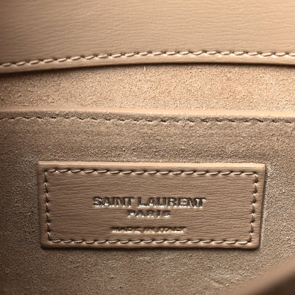Saint Laurent Calfskin Medium Monogram Sunset Dark Beige 6 of 14