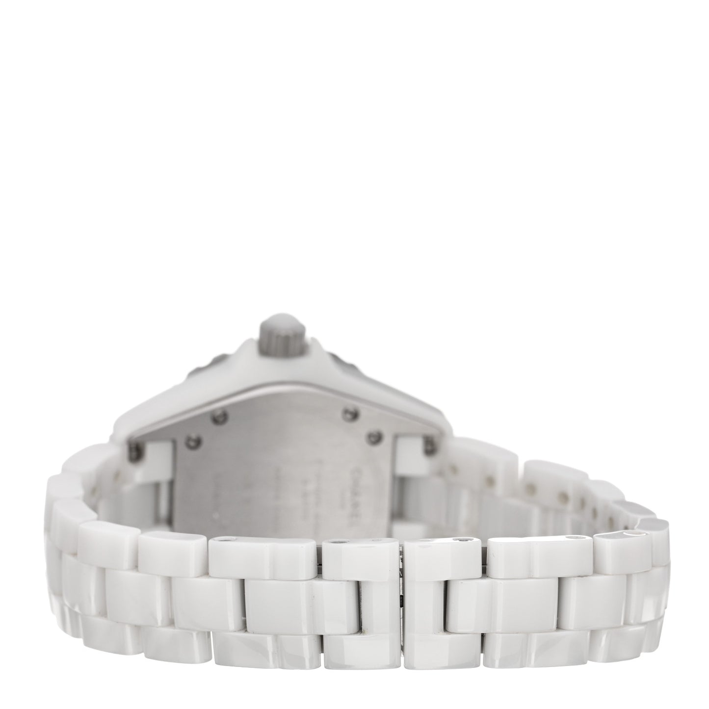 Stainless Steel Ceramic 33mm J12 Quartz Watch White