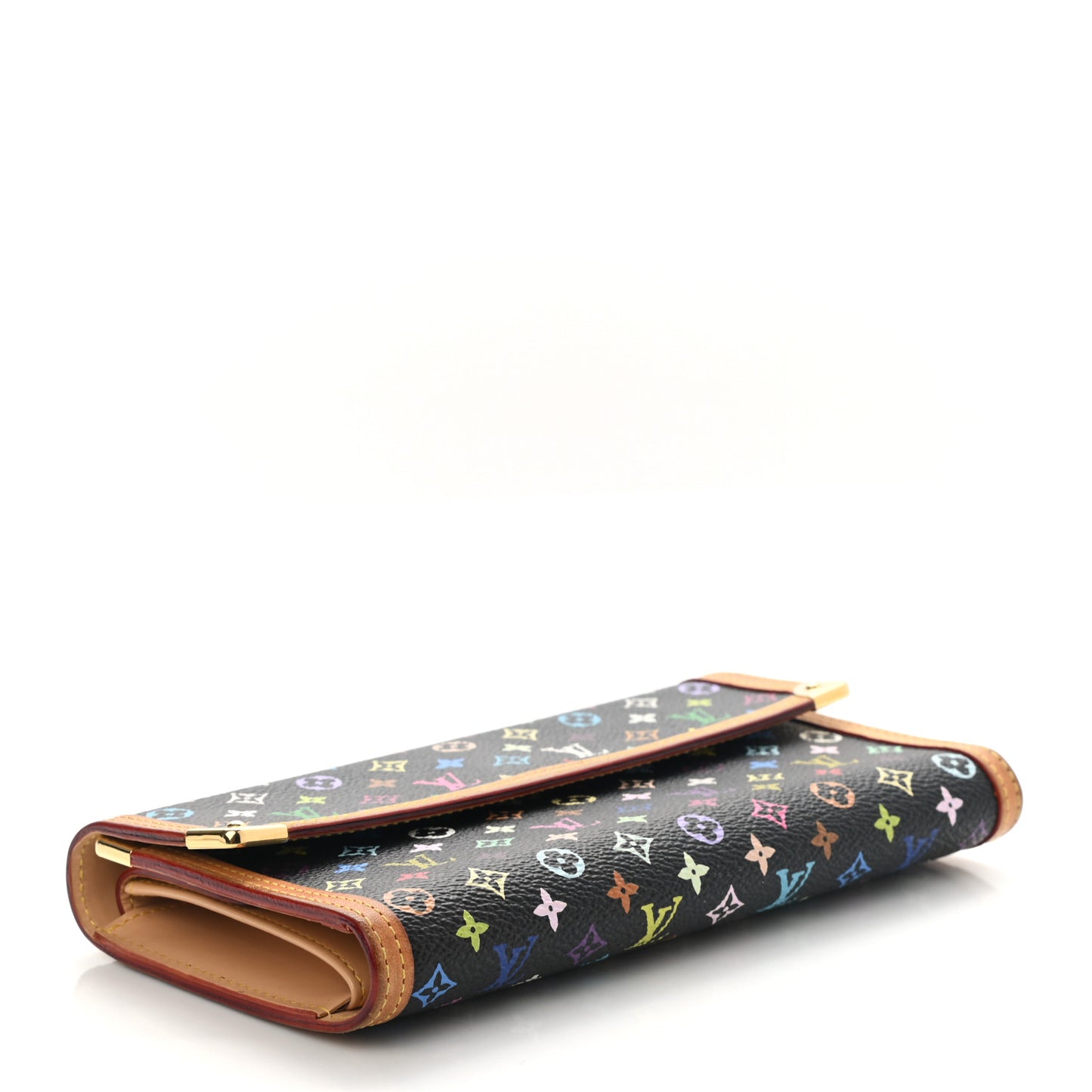Monogram Multicolor Porte Tresor International Wallet Black