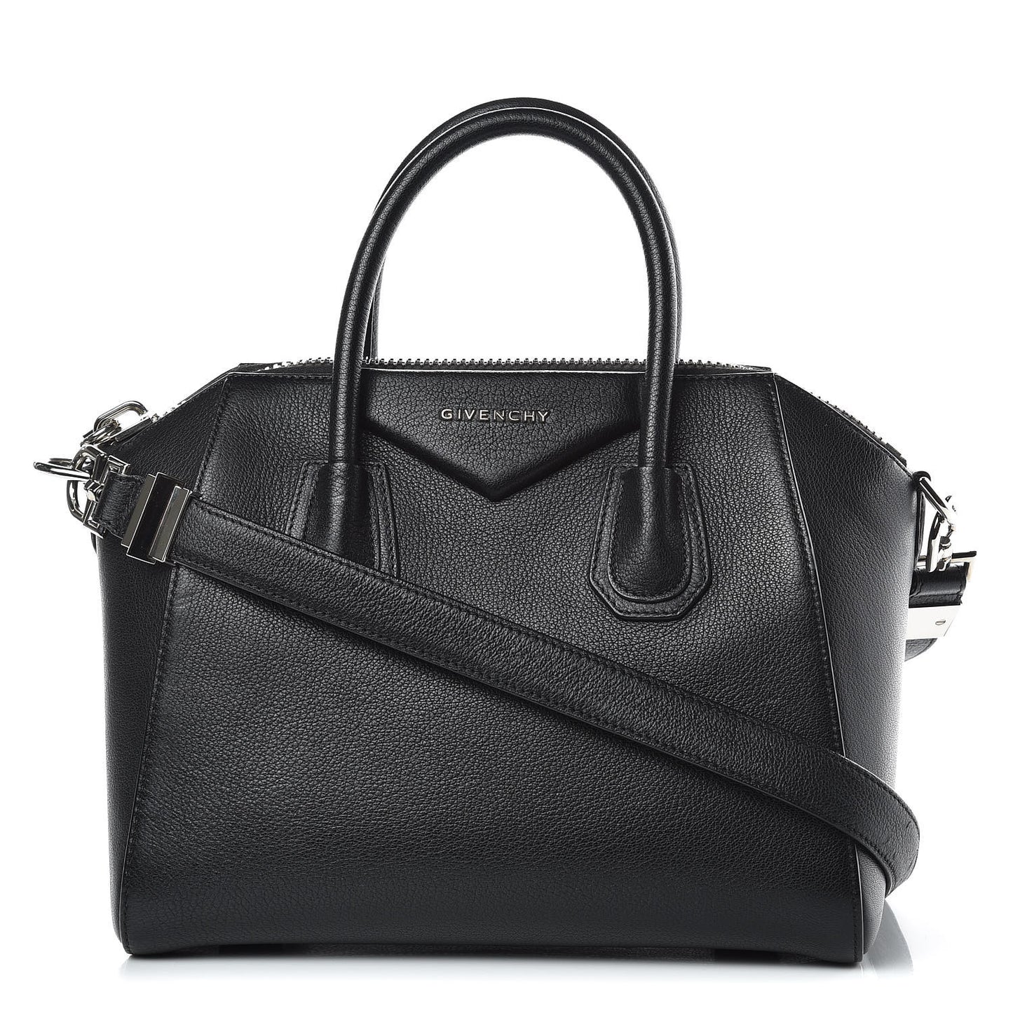 Sugar Goatskin Small Antigona Black