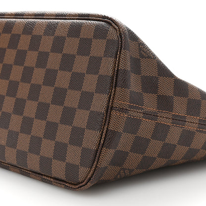 Louis Vuitton Damier Ebene Neo Neverfull MM Rose Ballerine 12 of 13