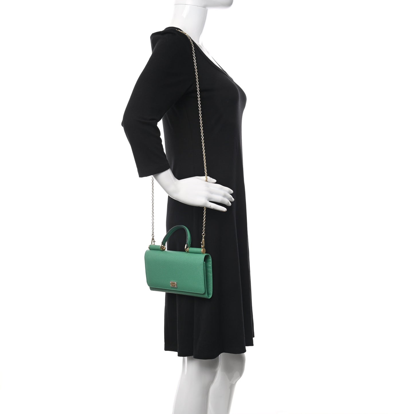 Dauphine Mini Von Bag Verde Muschio