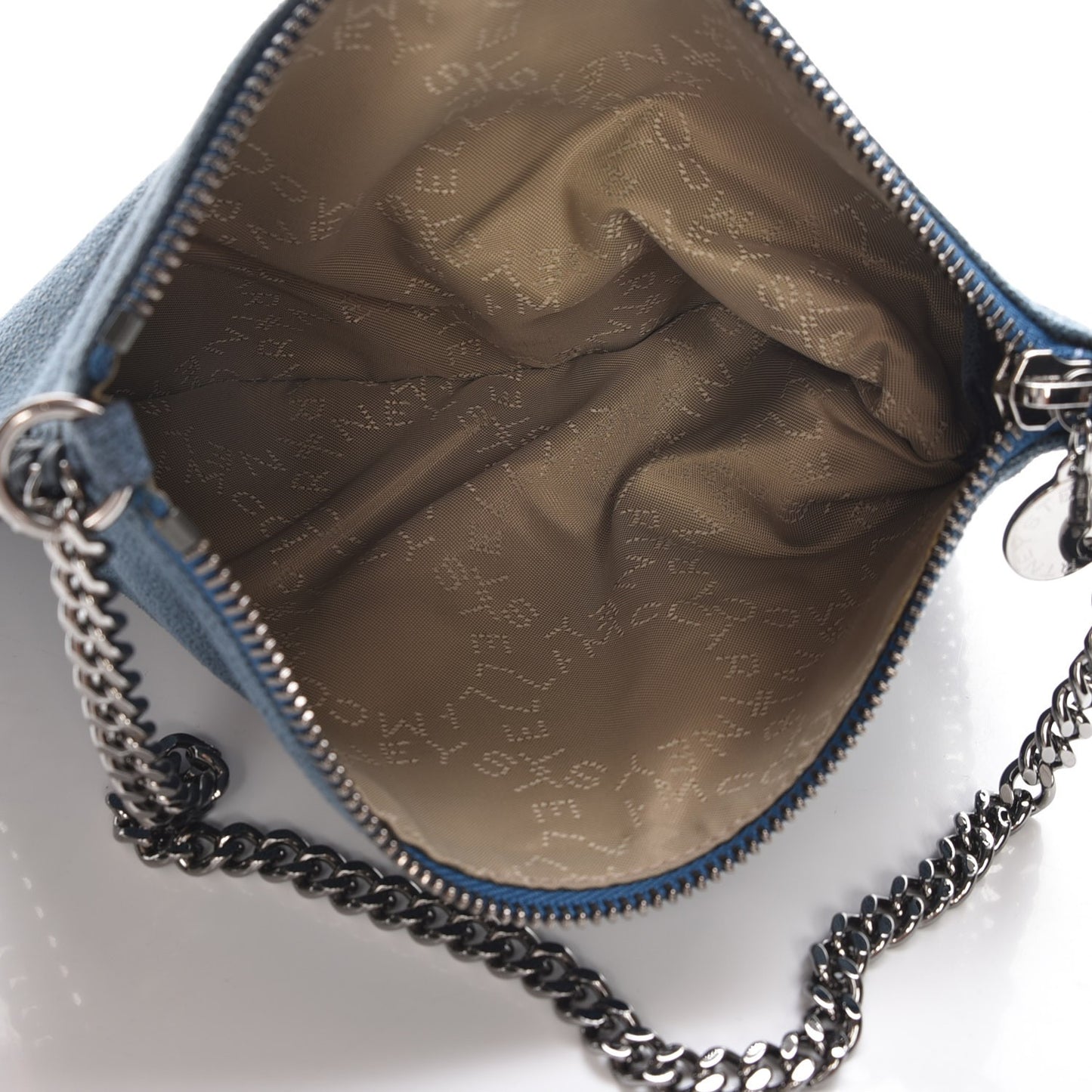 Shaggy Deer Falabella Clutch Blue
