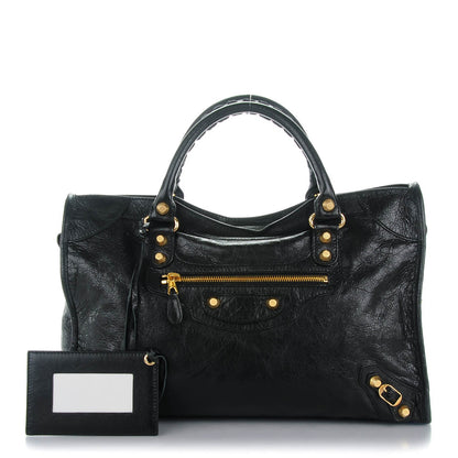 Balenciaga Agneau Giant 12 Gold Hardware City Black 1 of 7