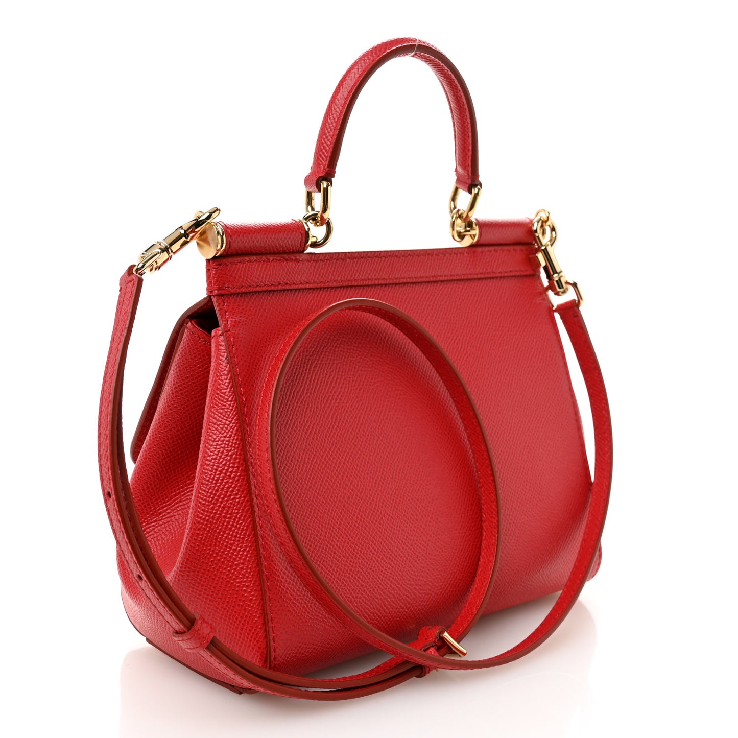 Dauphine Small Miss Sicily Satchel Red