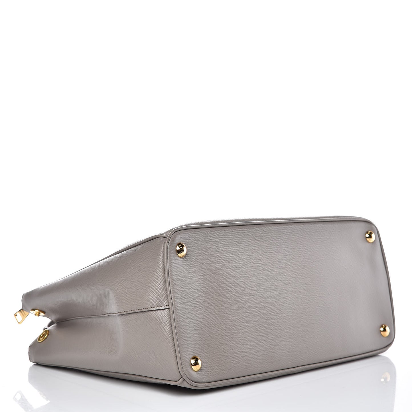 Saffiano Medium Galleria Double Zip Tote Argilla