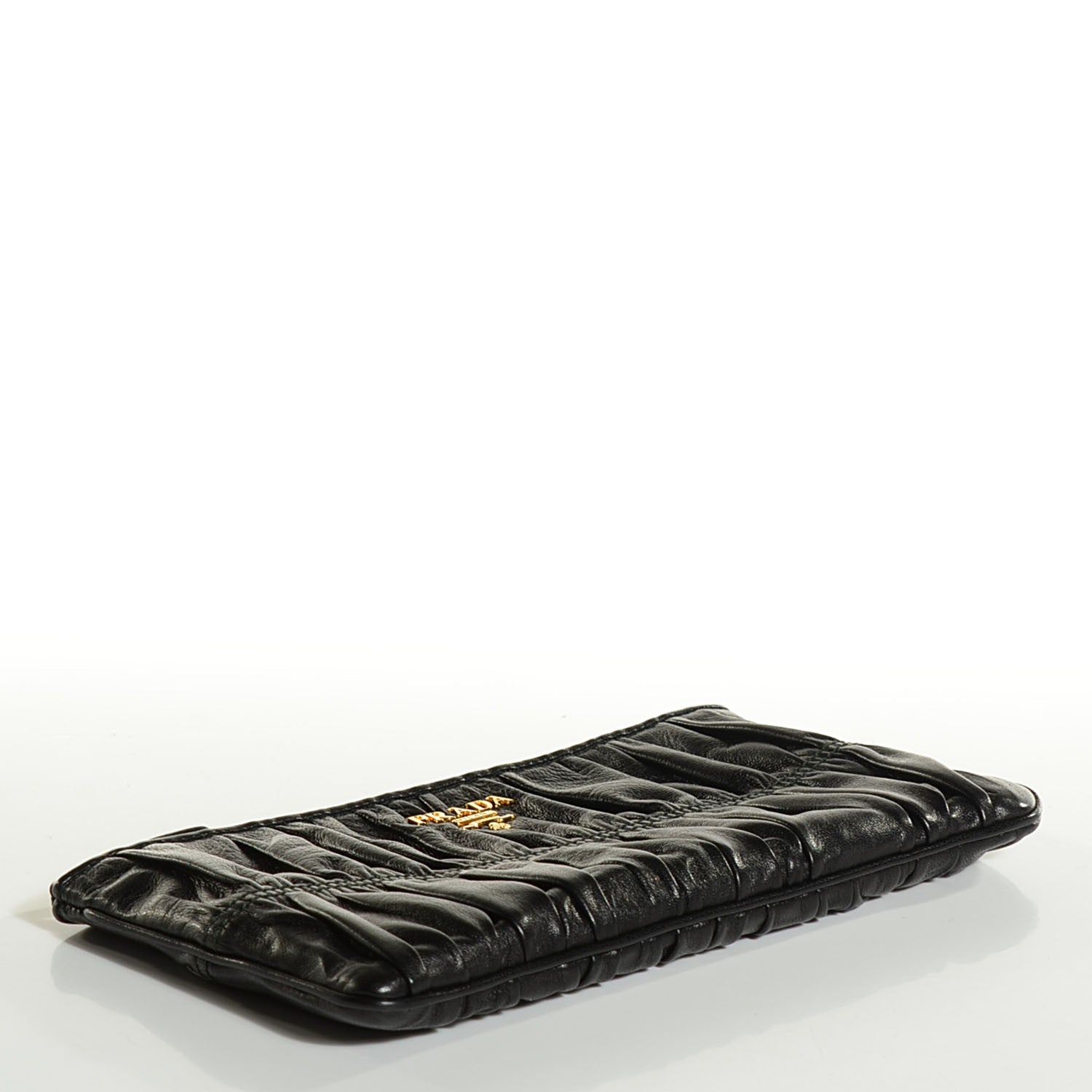 Prada Nappa Gaufre Small Clutch Nero Black 4 of 9