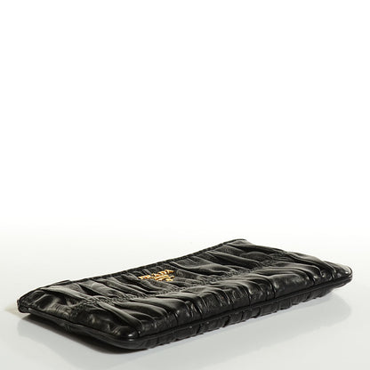 Prada Nappa Gaufre Small Clutch Nero Black 4 of 9