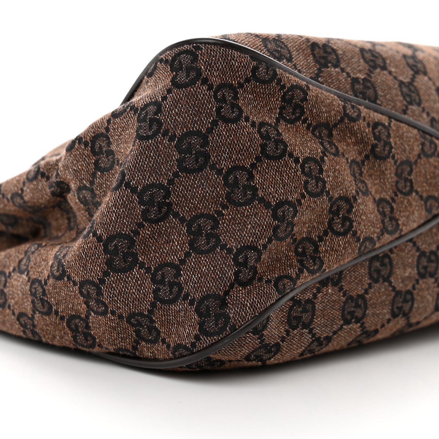 Gucci Monogram Hobo Dark Brown 9 of 10
