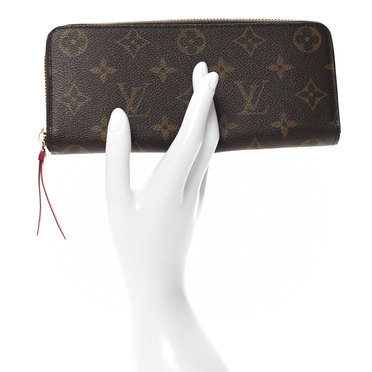 Louis Vuitton Monogram Clemence Wallet Fuchsia 2 of 7