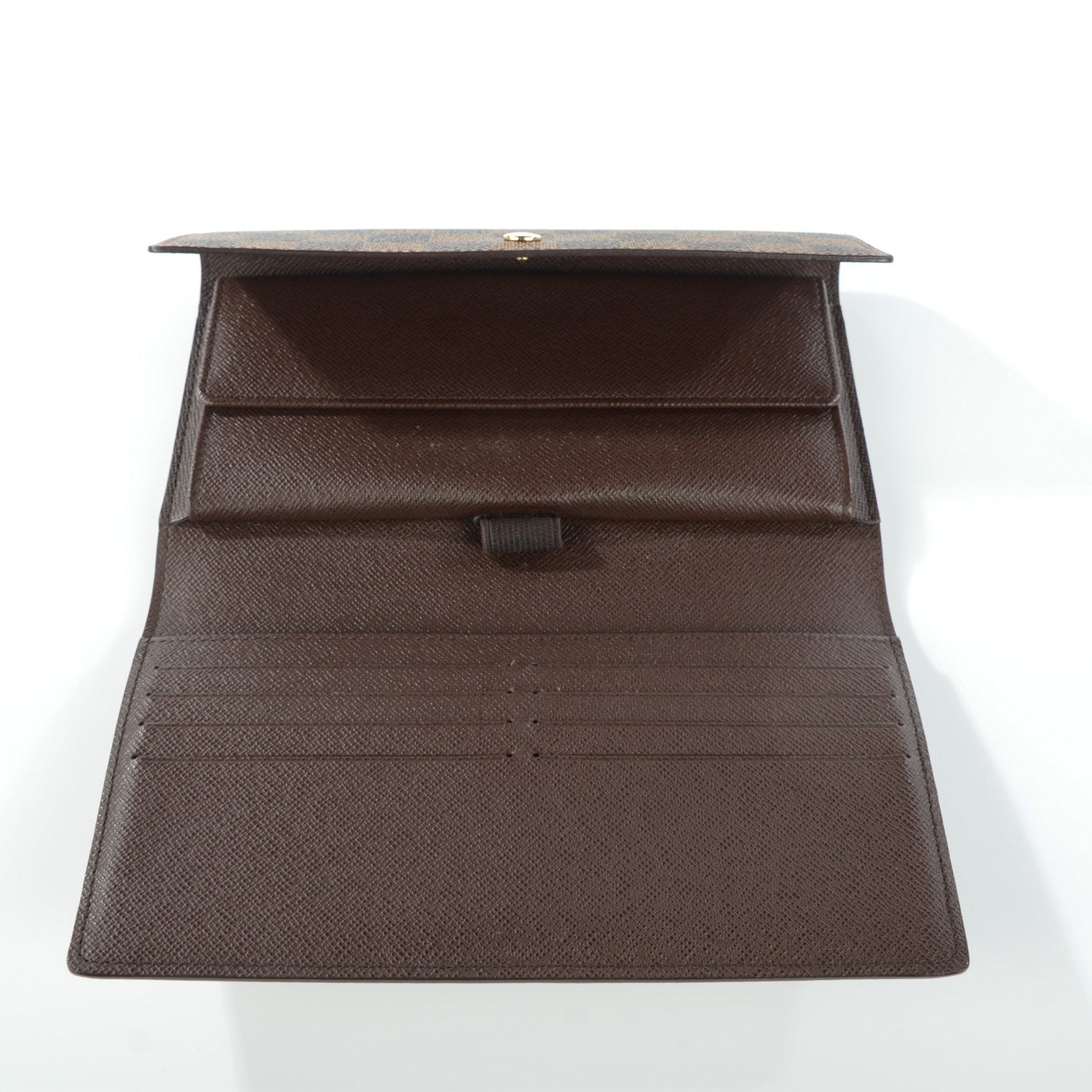 Louis Vuitton Damier Ebene Sarah Wallet 6 of 7
