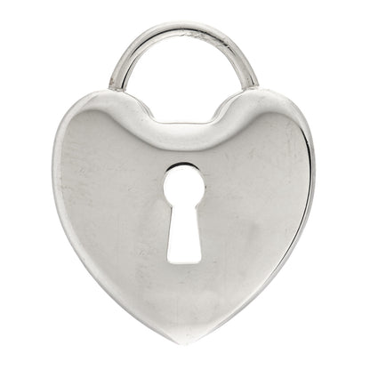 Tiffany Sterling Silver Heart Lock Charm 1 of 5