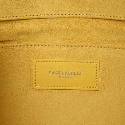 Saint Laurent Calfskin Classic Y Ligne Clutch Soleil 6 of 14