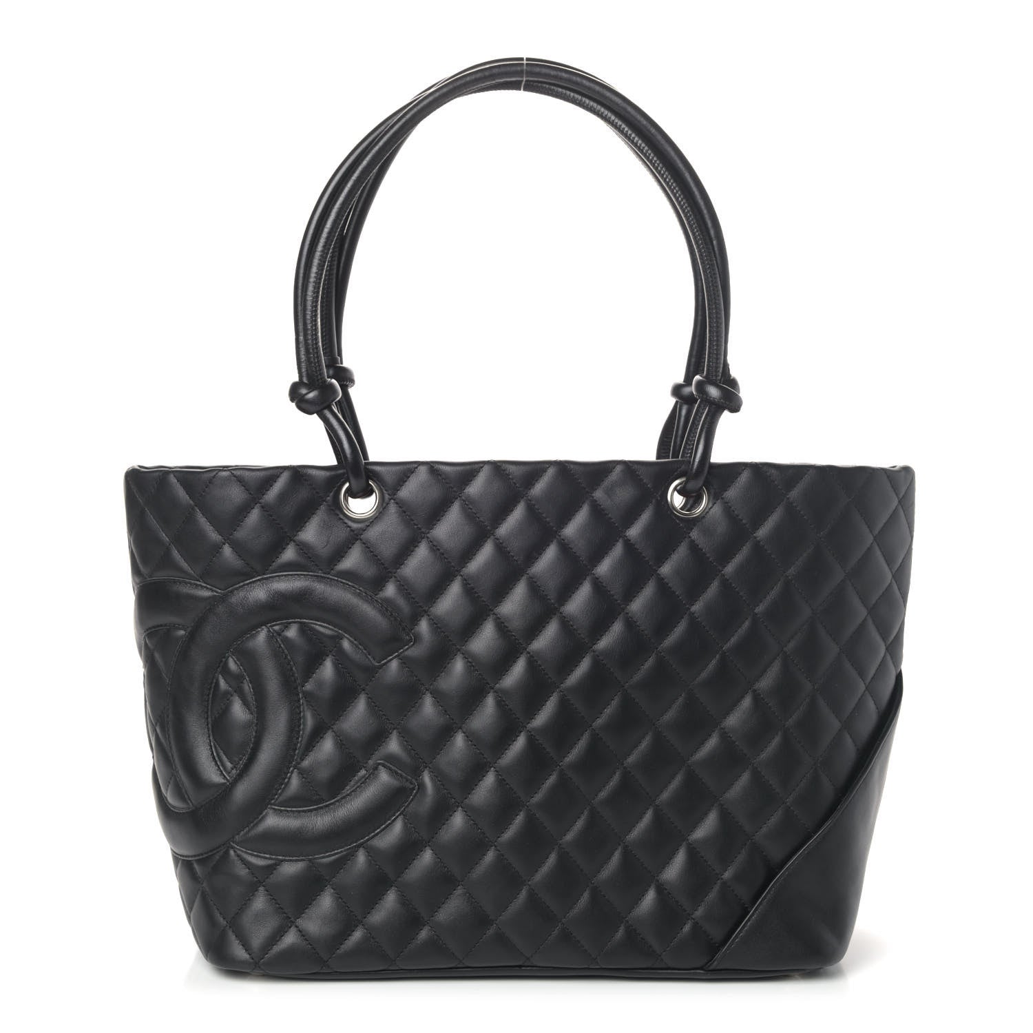 Chanel Calfskin Quilted Large Cambon Tote Black 1 of 13