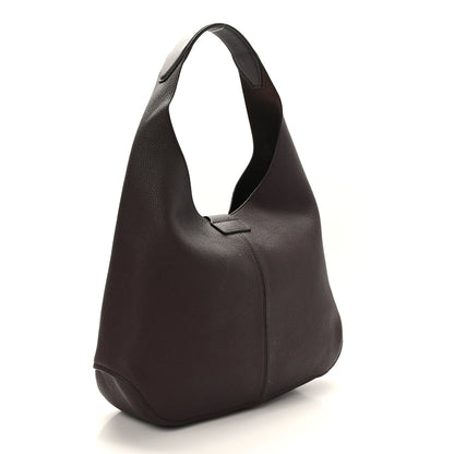 Salvatore Ferragamo Calfskin Margot Hobo Ganache Brown 4 of 9
