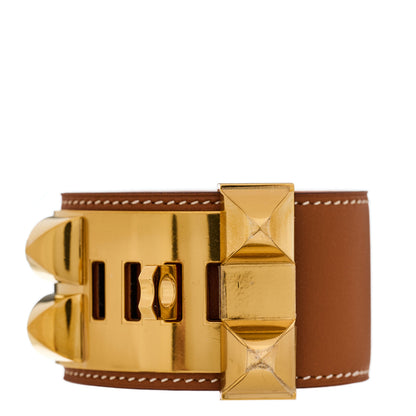 Hermes Swift Collier de Chien CDC Bracelet T2 Gold 1 of 6