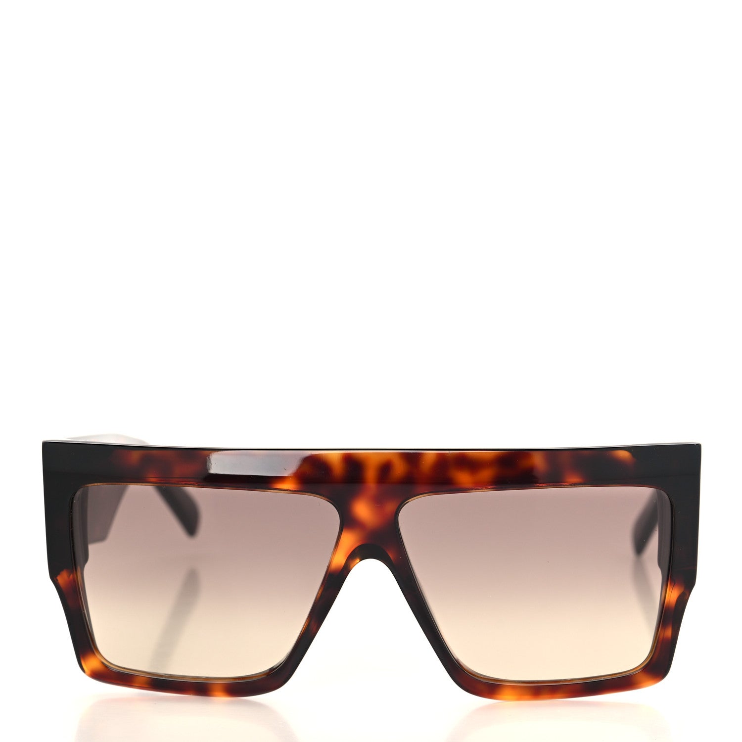 Celine Acetate Rectangular Sunglasses CL400921 Dark Havana 2 of 7