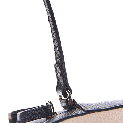 Gucci Dollar Calfskin Bi-Color Small Soho Disco Bag Mystic White Black 12 of 14