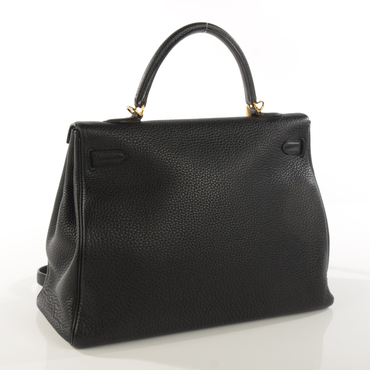 Hermes Taurillon Clemence Kelly Retourne 35 Black 3 of 23