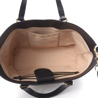Gucci Soft GG Supreme Monogram Bees Small Crossbody Tote Beige Oro Black 5 of 10