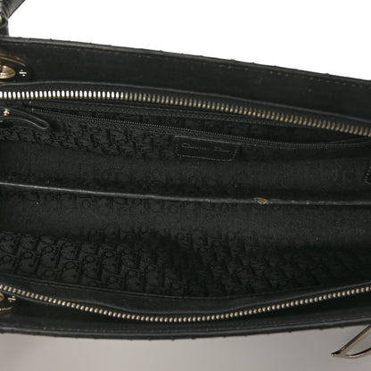Christian Dior Calfskin Cannage Stitched Small Lady East West Lady Dior Black 5 of 12