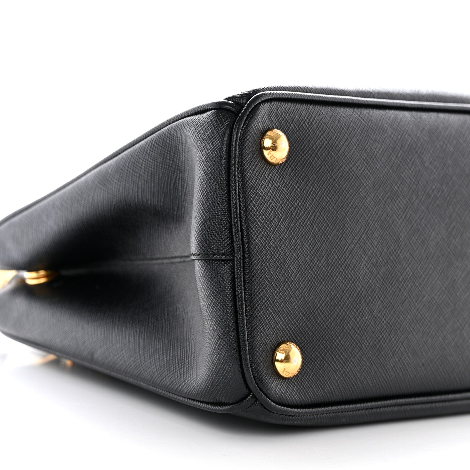Prada Saffiano Small Galleria Double Zip Tote Black 9 of 10