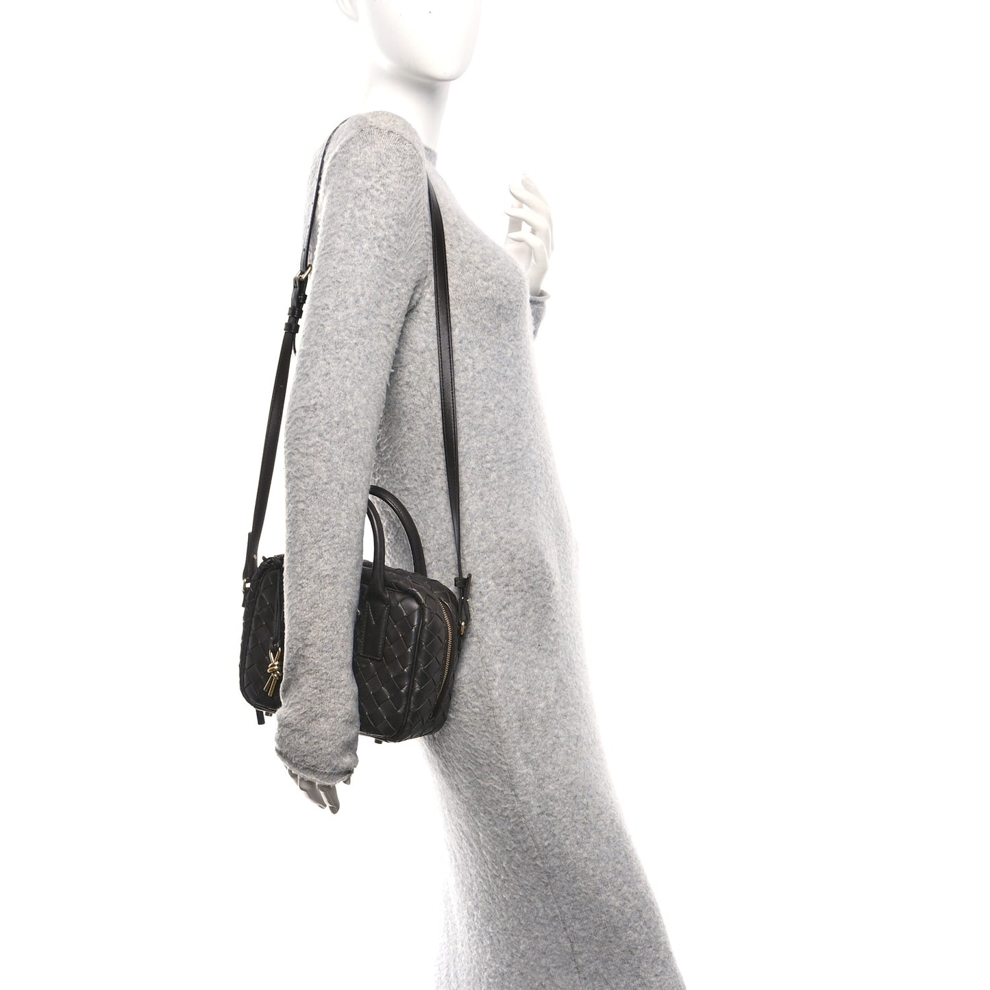 Lambskin Intrecciato Small Getaway Fondant