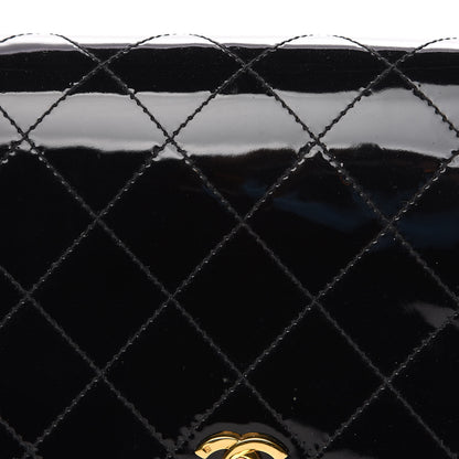 Chanel Patent Quilted CC Shoulder Bag Black 13 of 15