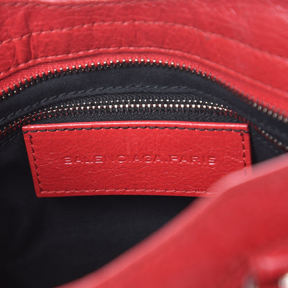 Balenciaga Agneau Giant 12 Silver Hardware Mini City Rouge Cardinal 7 of 11