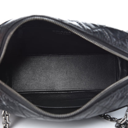 Chanel Aged Calfskin Quilted Medium Reissue Camera Case Black 5 of 7