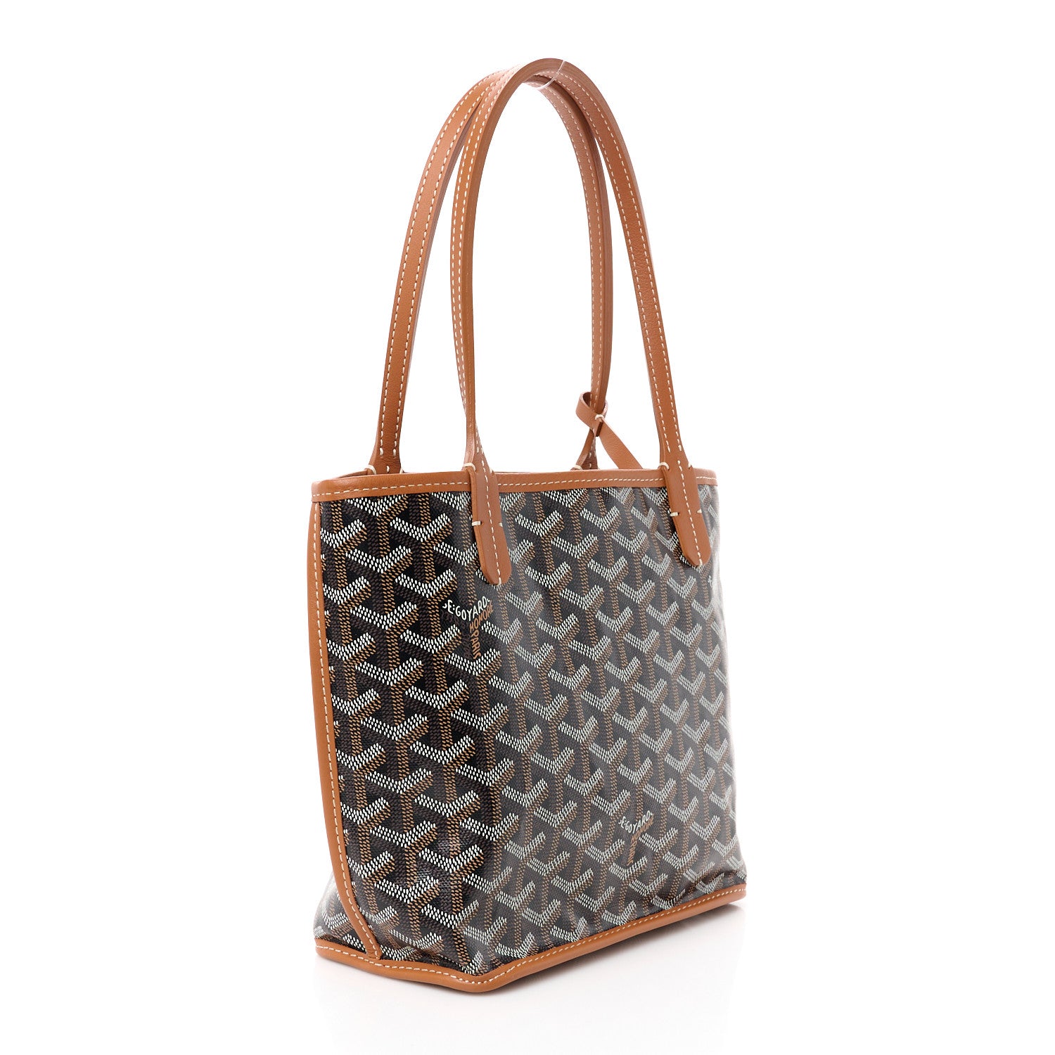 Goyard Goyardine Reversible Mini Anjou Black Gold 5 of 19
