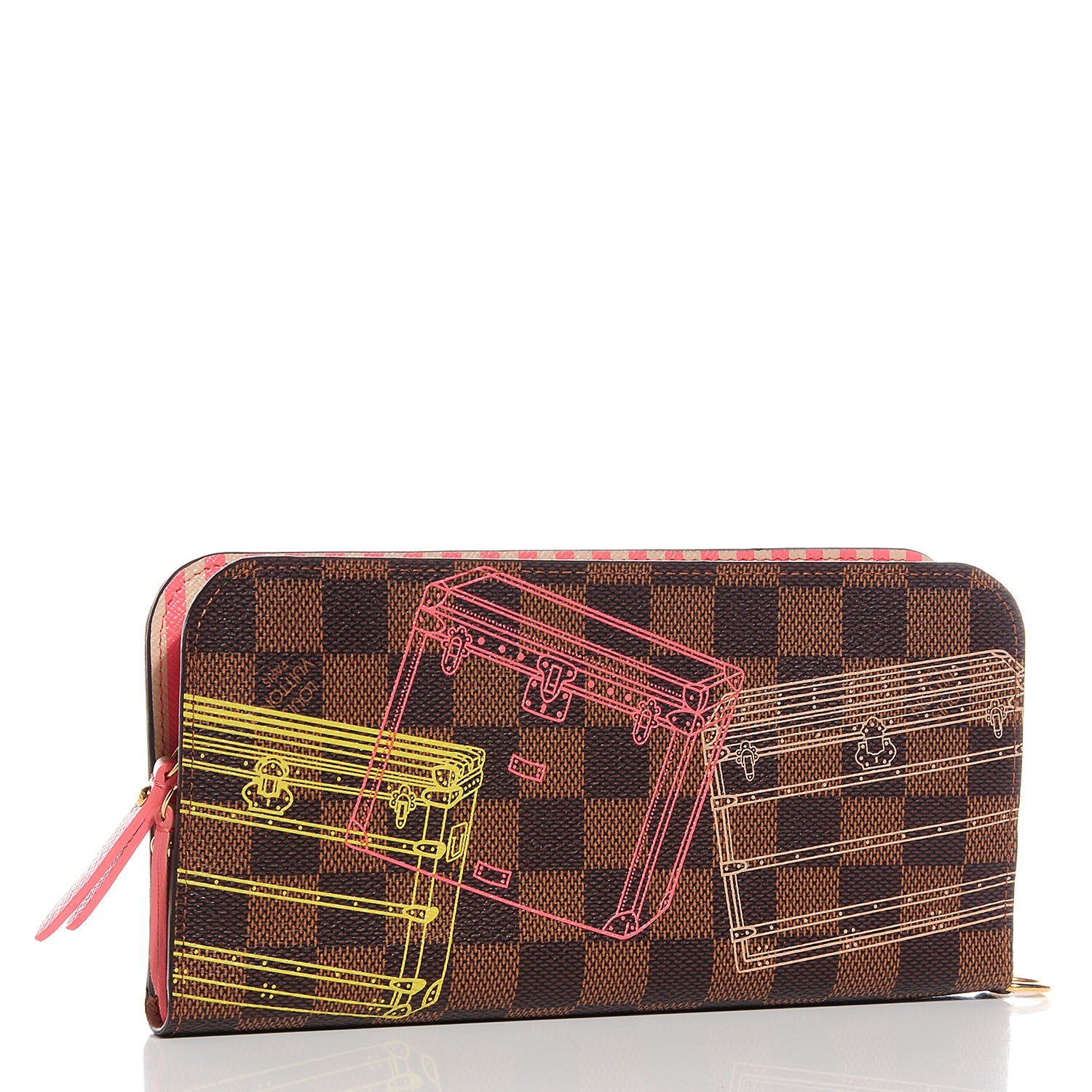 Louis Vuitton Damier Ebene 2014 Christmas Animation Insolite Wallet 3 of 8