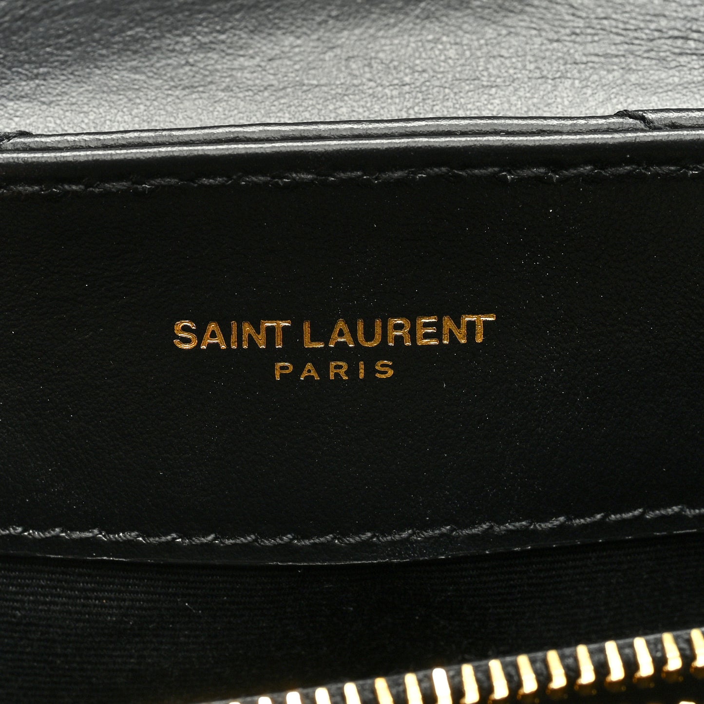 Calfskin Y Quilted Monogram Small Loulou Chain Satchel Black