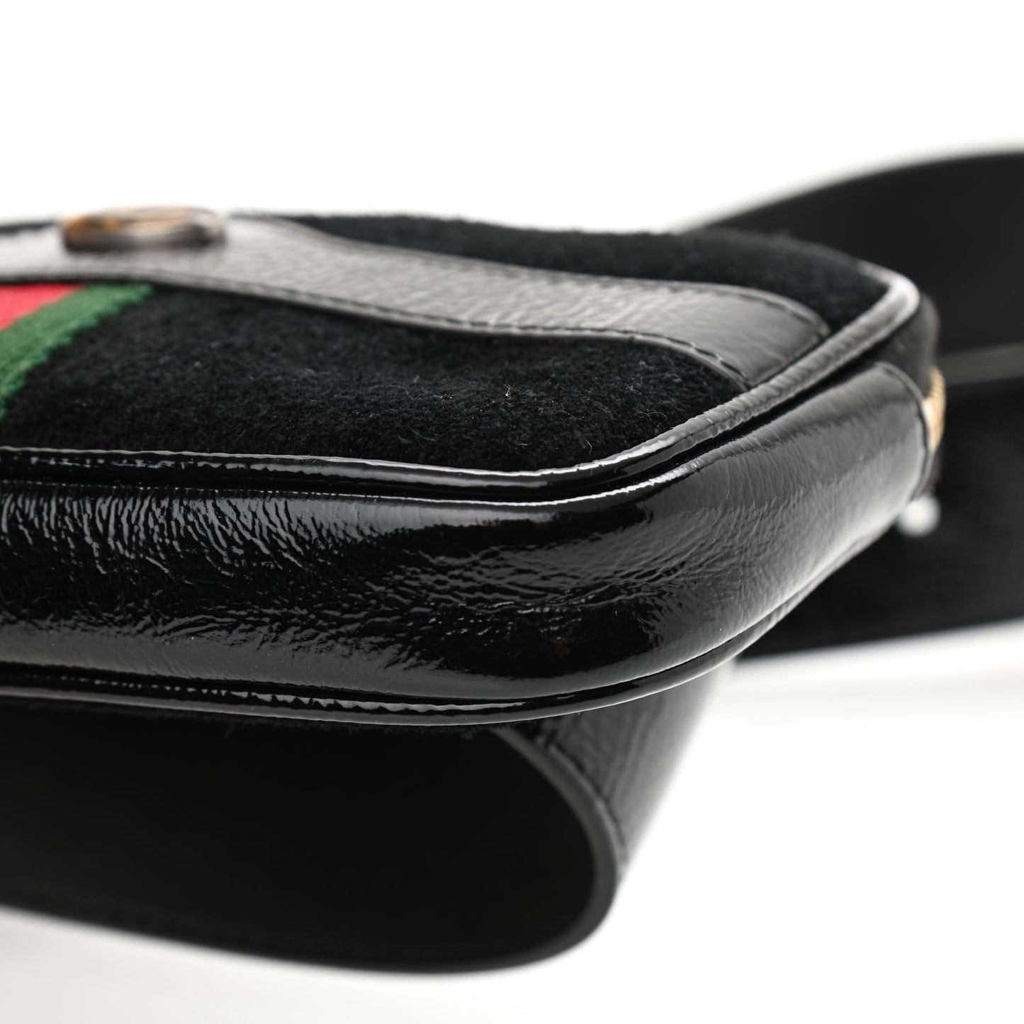 Suede Patent Ophidia Belted iPhone Case 95 38 Black