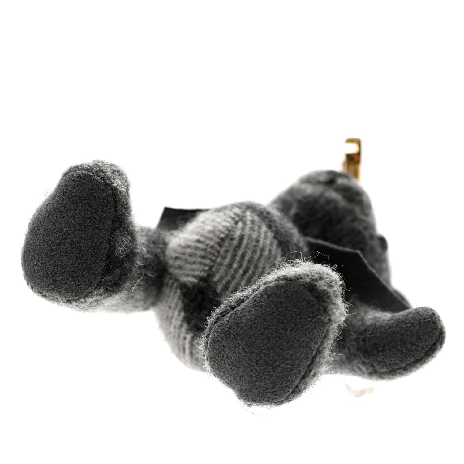 Burberry Cashmere Check Thomas Bear Charm Mid Grey 4 of 5