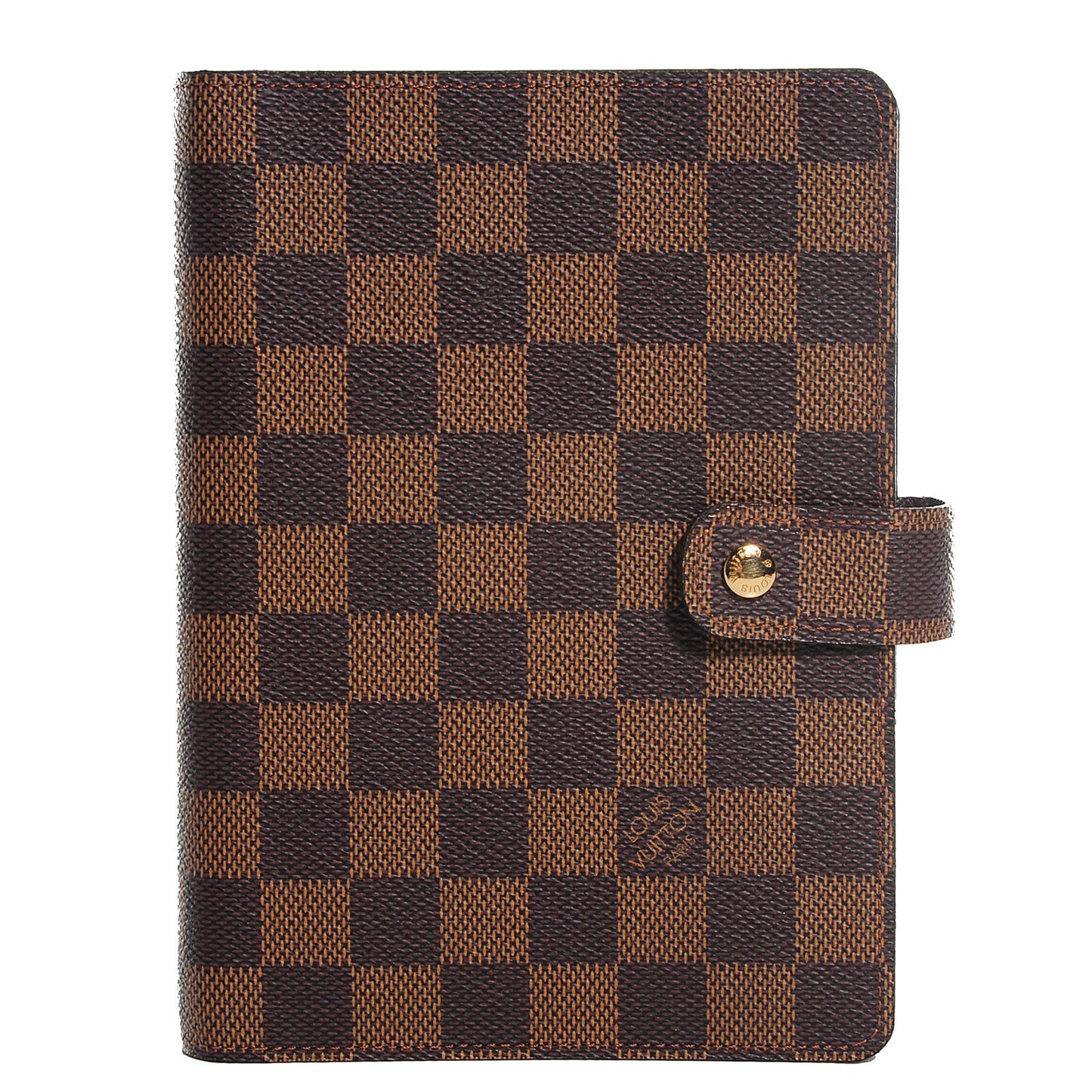 Damier Ebene Medium Ring Agenda Cover