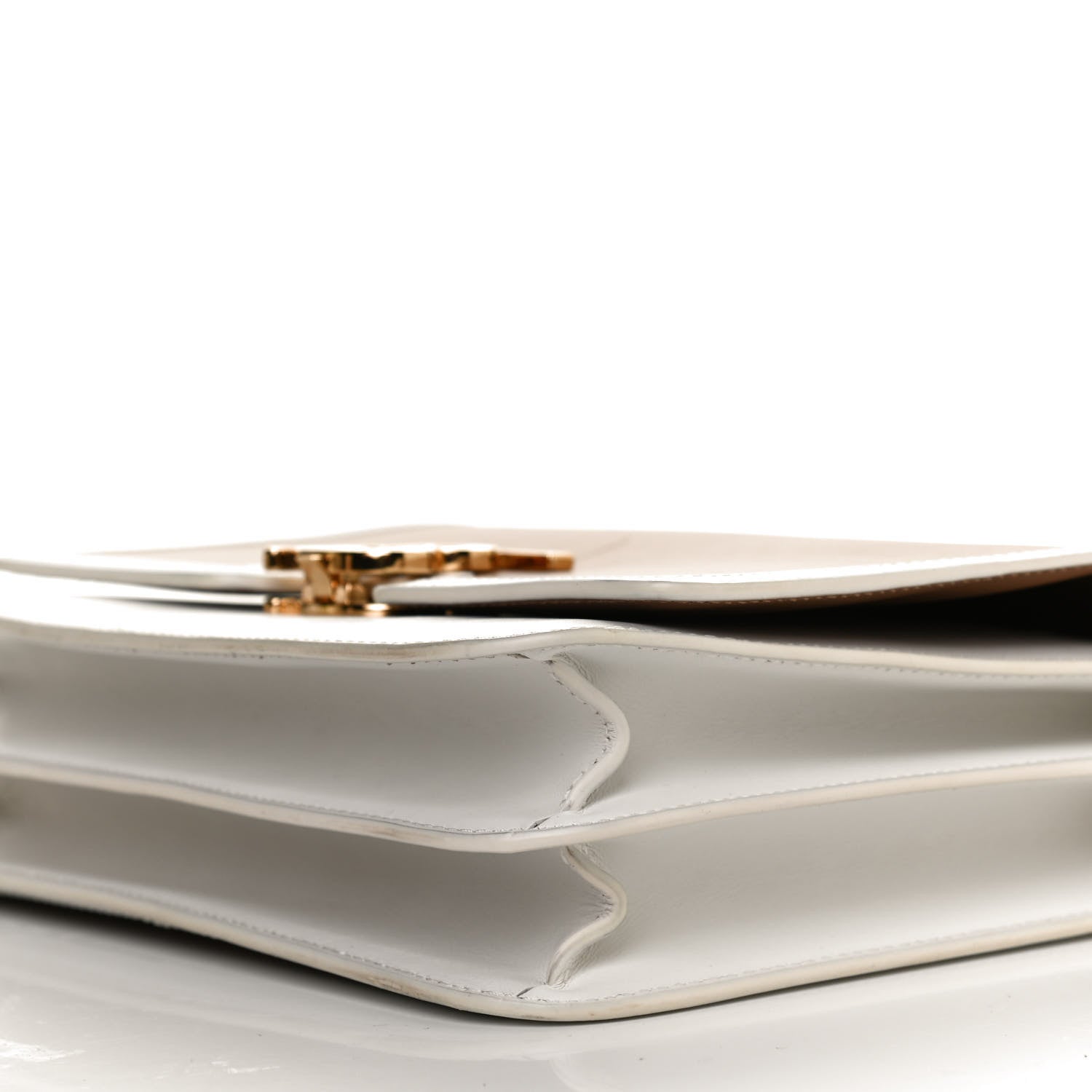 Burberry Smooth Calfskin Monogram Medium TB Bag Chalk White Camel 10 of 10