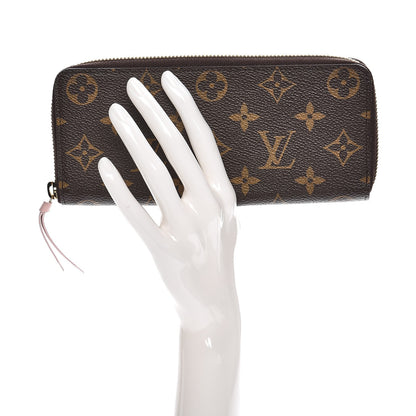 Louis Vuitton Monogram Clemence Wallet Rose Ballerine 2 of 7