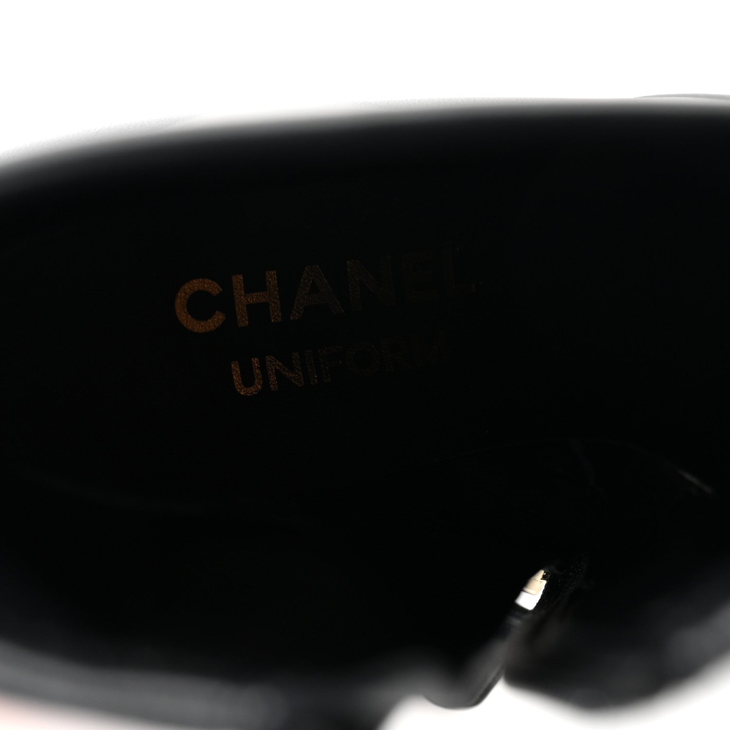 Chanel Stretch Lambskin Cap Toe CC Short Boots 35 Black 8 of 9
