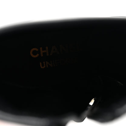 Chanel Stretch Lambskin Cap Toe CC Short Boots 35 Black 8 of 9
