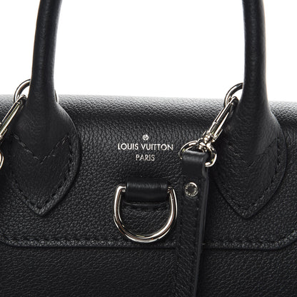Louis Vuitton Calfskin Lockme Mini Backpack Black 6 of 9