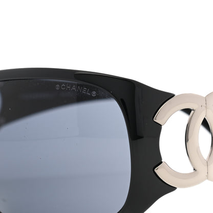 Chanel Acetate CC Sunglasses 6014 Black 5 of 9