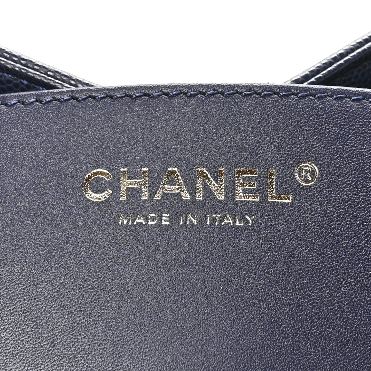 Caviar Quilted Small Chanel 25 Handbag Dark Navy