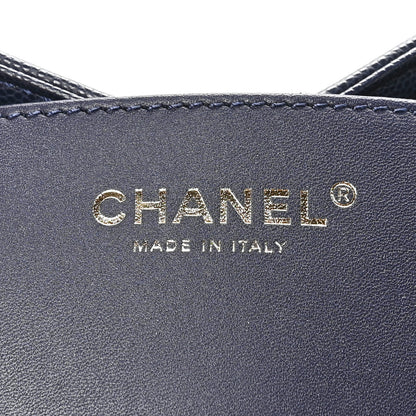 Chanel Caviar Quilted Small Chanel 25 Handbag Dark Navy 6 of 10