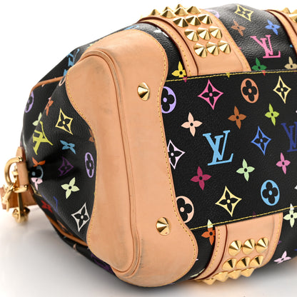 Louis Vuitton Monogram Multicolor Courtney MM Black 8 of 12