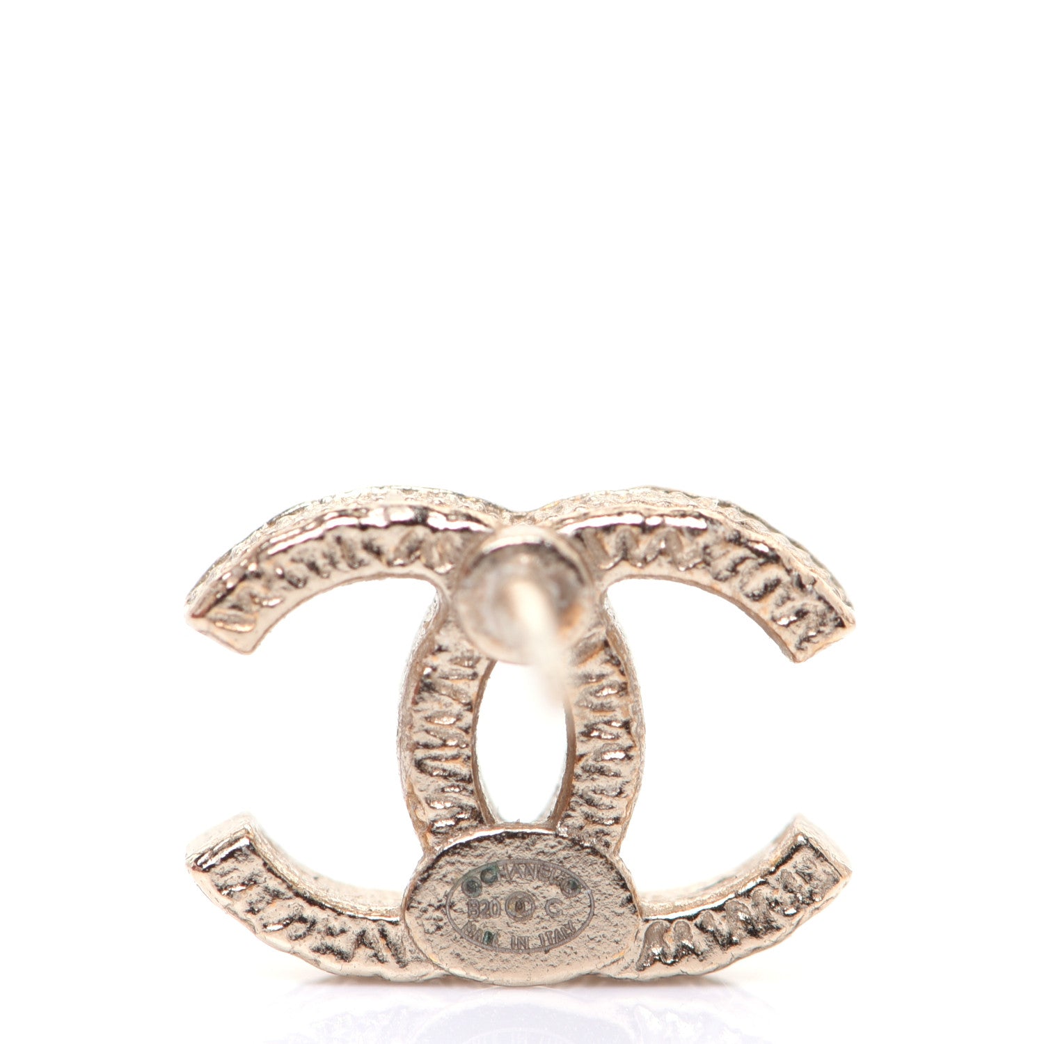 Chanel Pearl Crystal CC Earrings Gold 4 of 7