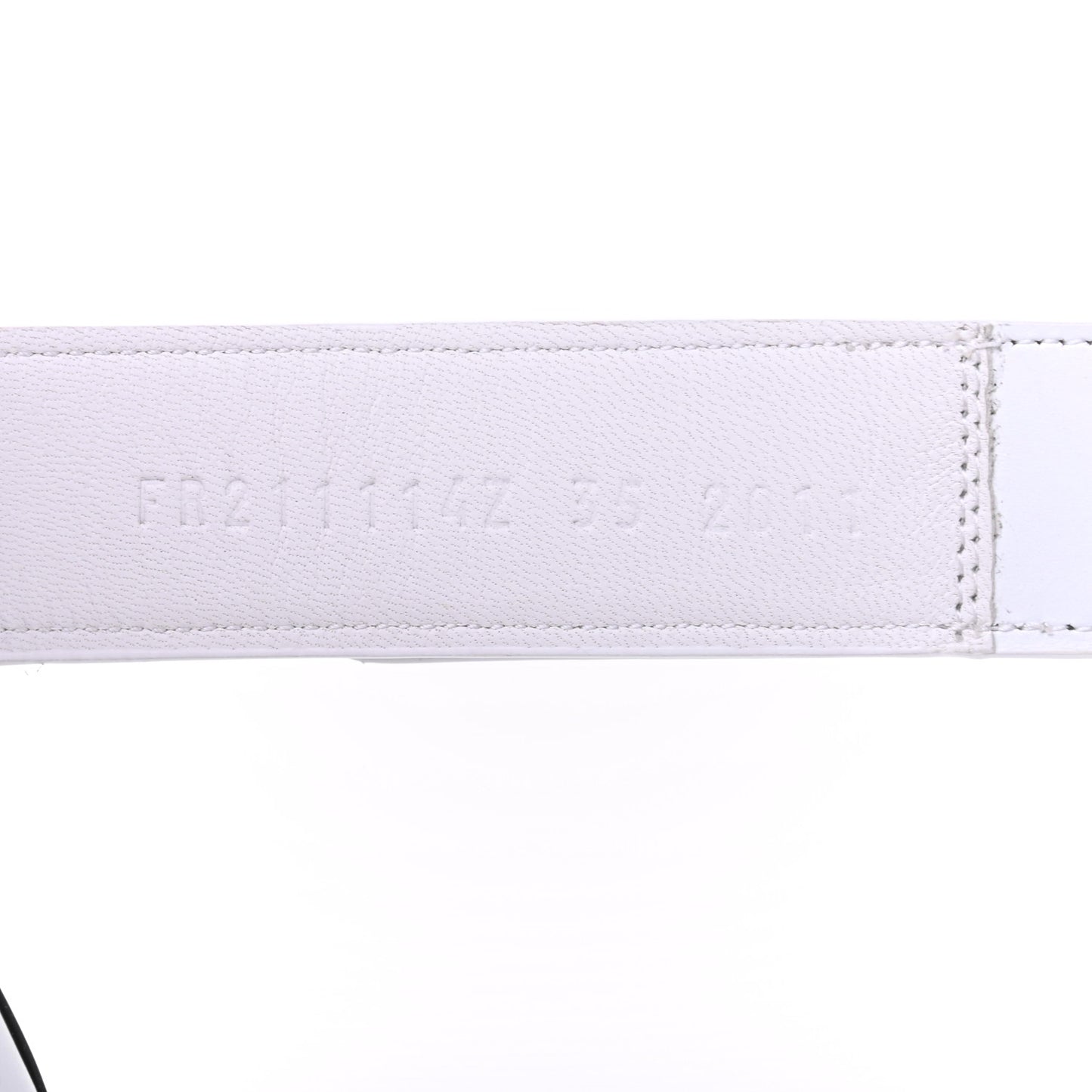 Calfskin Womens Chypre Sandals 35 White