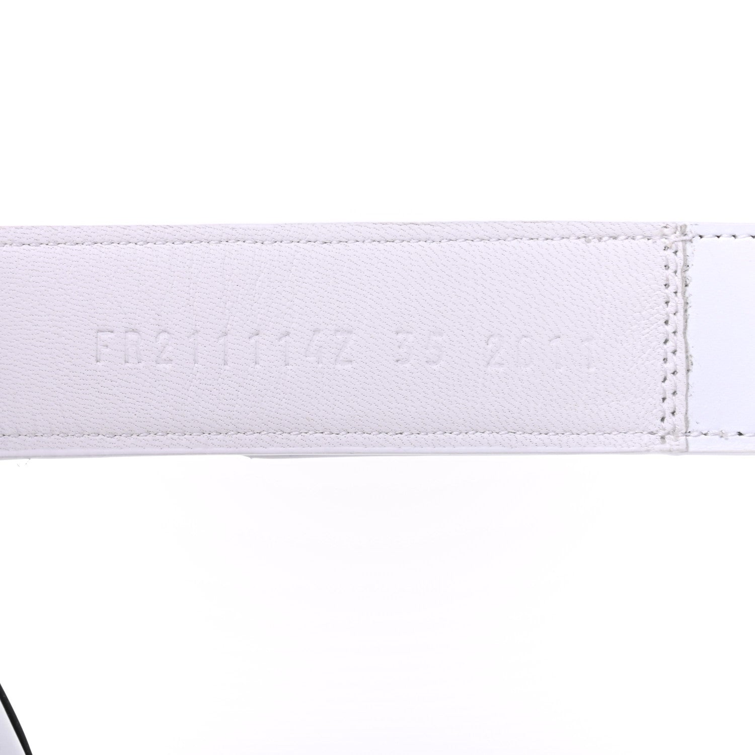 Hermes Calfskin Womens Chypre Sandals 35 White 8 of 9