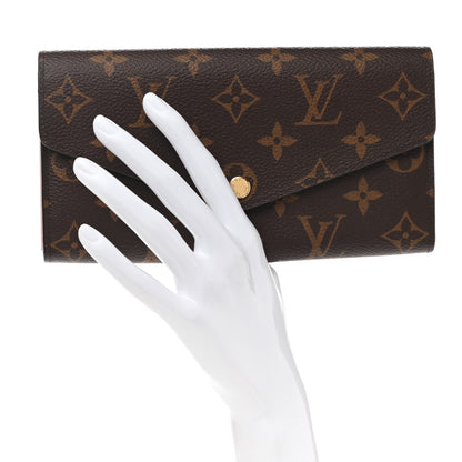 Louis Vuitton Monogram Sarah Wallet NM Rose Ballerine 2 of 7