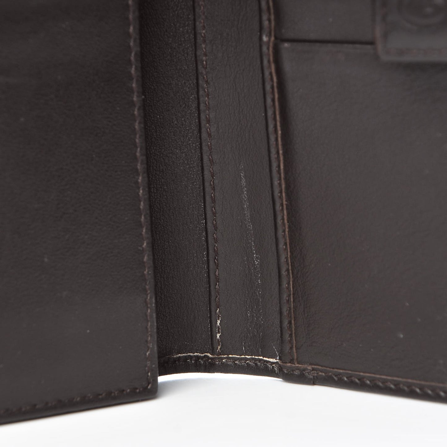 Guccissima Eclipse Continental Flap Wallet Dark Brown
